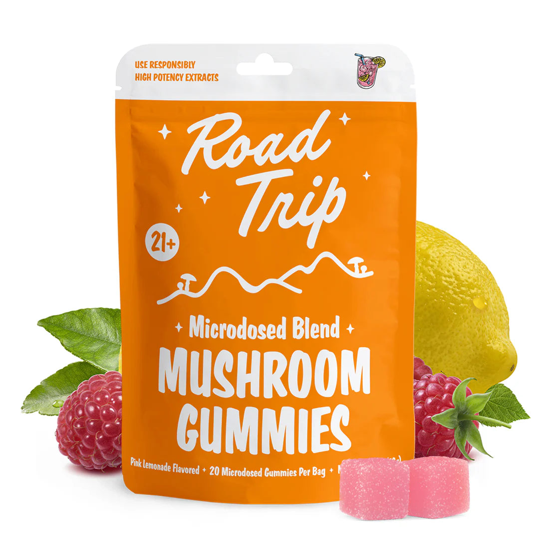 Road Trip - Microdosed Blend Mushroom Gummies - 20pk - 6ct