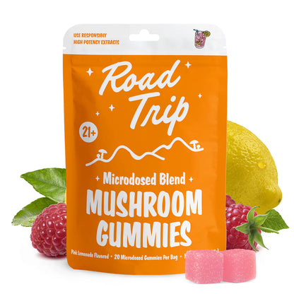 Road Trip - Microdosed Blend Mushroom Gummies - 20pk - 6ct