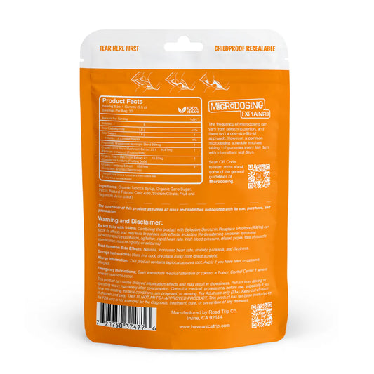 Road Trip - Microdosed Blend Mushroom Gummies - 20pk - 6ct