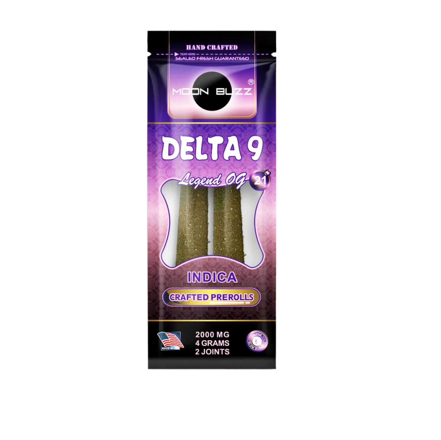 MoonBuzz Delta 9 Pre-Rolls 4G