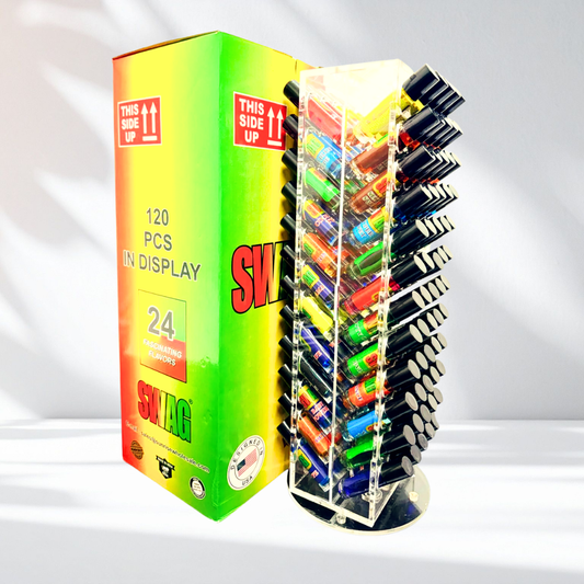 Swag - Assorted Body Oil Rotating Counter Display - 120ct