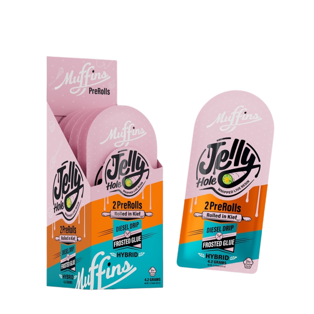 Muffins - 2.1 Jelly Hole THC-A Pre-Rolls - 2pk - 10ct