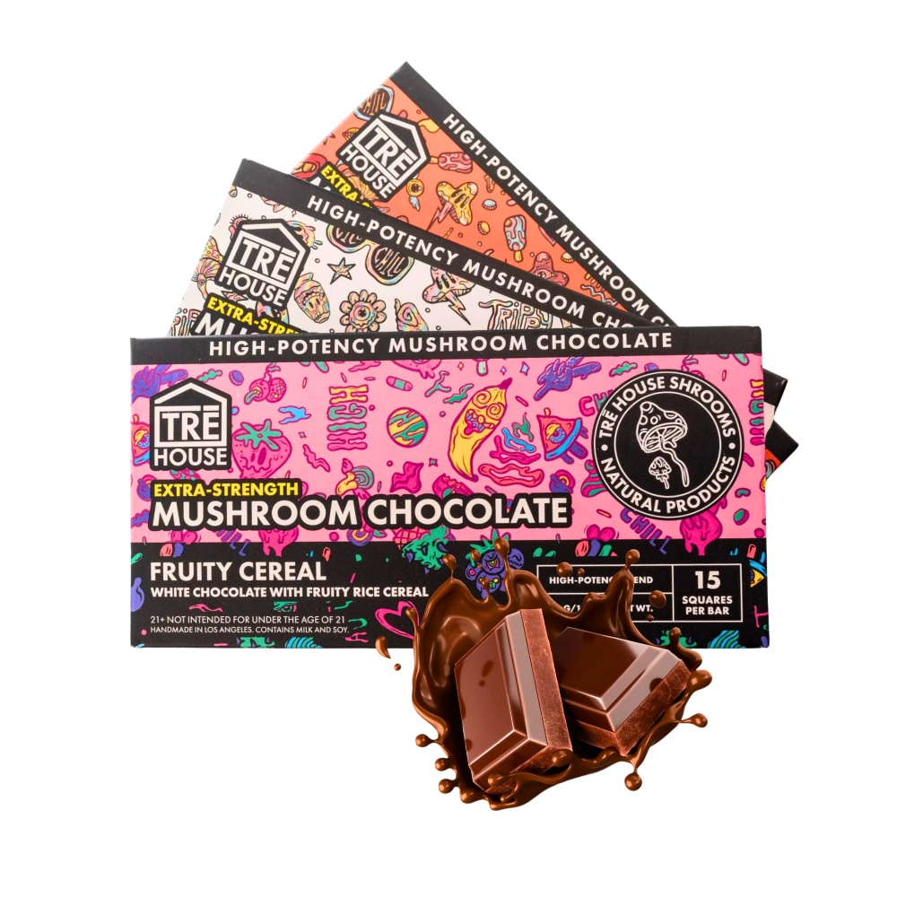 Tre House - Extra Strength Mushroom Chocolate Bars - 10ct