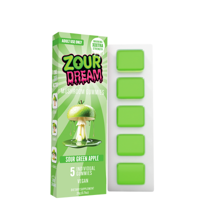 Zour Dream - 20mg Mushroom Gummies - 5pk - 10ct