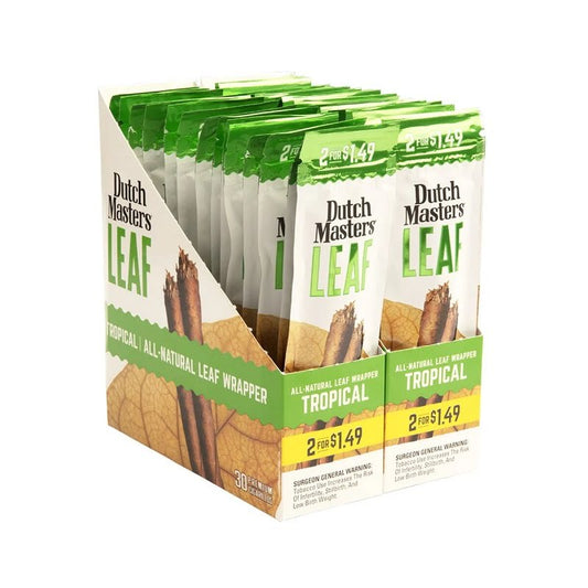 Dutch - Leaf Wraps - Tropical (2/$1.49) - 2pk - 30ct [ 2268C ]