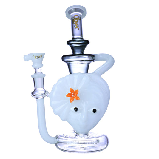 Clover Glass - WP - 9" Artistic Face - Asst