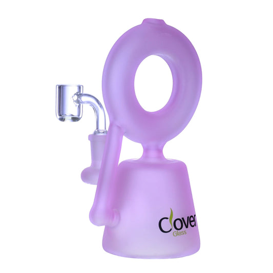 Clover Glass - WP - 8" Orb Perc Donut - Asst