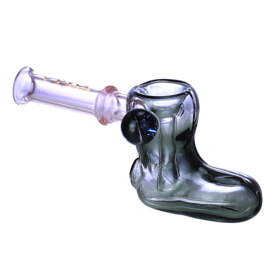 Clover Glass - Color Boot Sherlock Hand Pipes - 6ct