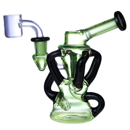 Clover - WP - 6" Two Tone 4-Arm Floating Recycler - Asst
