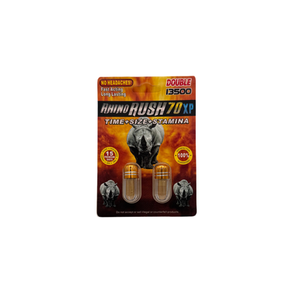 Rhino Rush - Enhancer - 13500 Caps - 2pk - 24ct