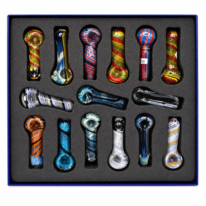Everyday - 3" Swirl Disco Art Hand Pipes - 15ct