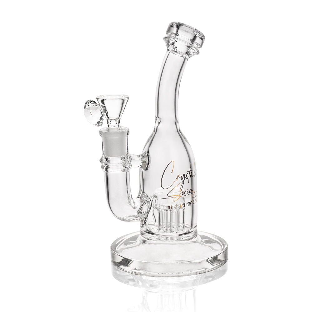HPG Crystal Series - WP - 8" Mini Bottle w/ Reinforced Tree Perc