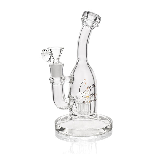 HPG Crystal Series - WP - 8" Mini Bottle w/ Reinforced Tree Perc