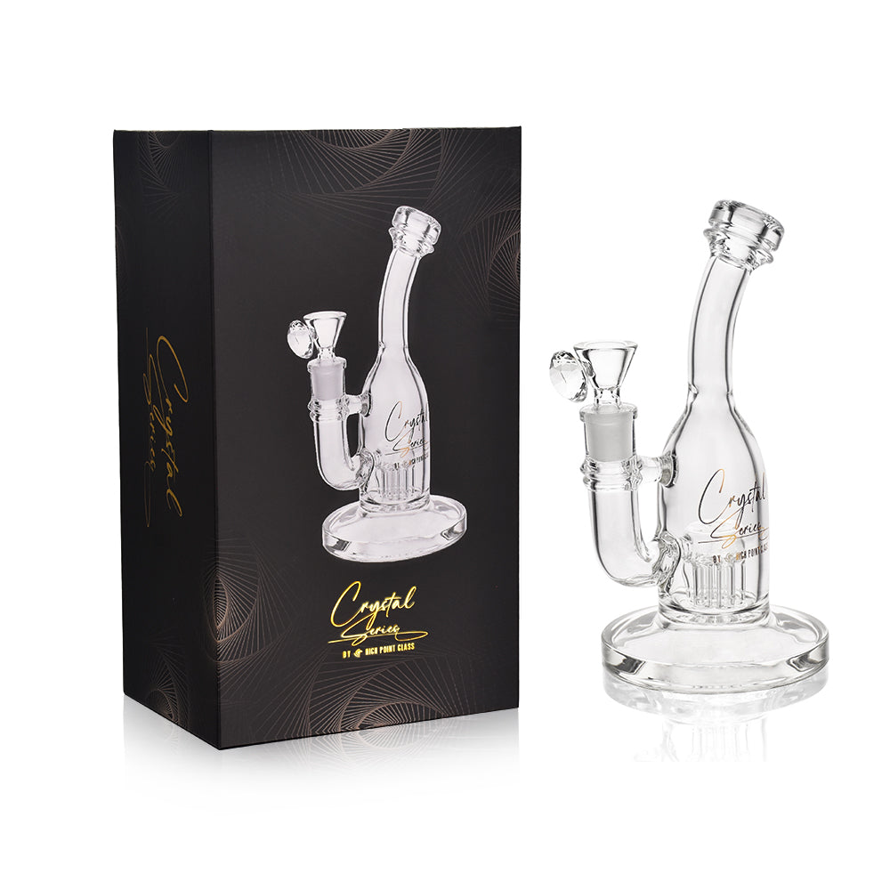 HPG Crystal Series - WP - 8" Mini Bottle w/ Reinforced Tree Perc