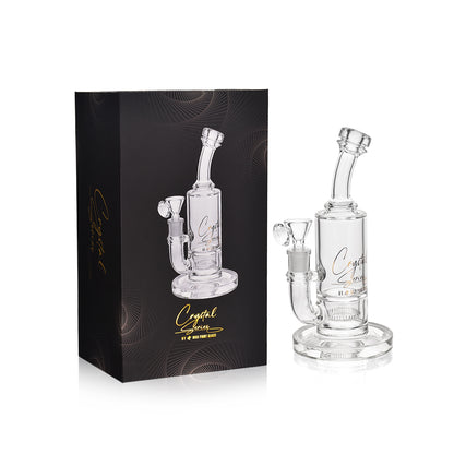 HPG Crystal Series - WP - 9.5" Slit Bucket Perc Straight