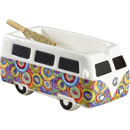 Fujima - Ashtray - Flower Burst Vintage Bus