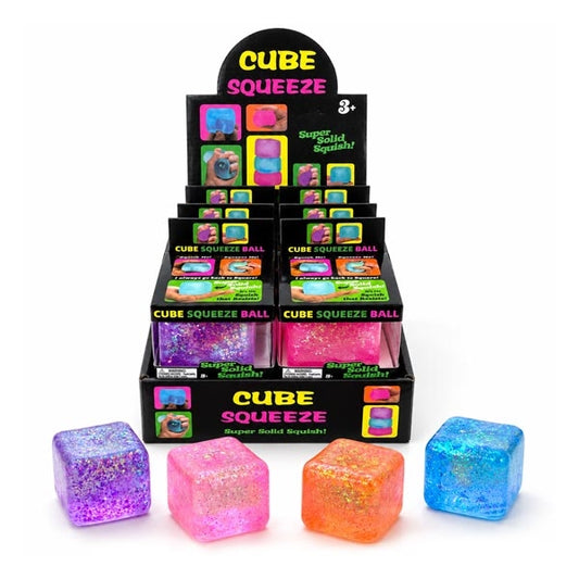 Squish Toy - 12ct - Cube w/ Star