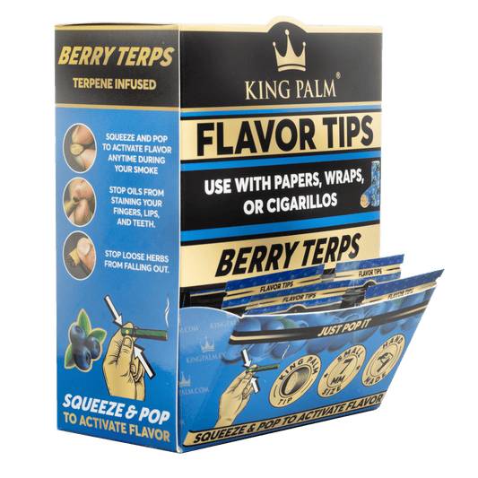 King Palm - Flavored Filter Tips - Berry Terps 2pk - 50ct