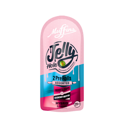 Muffins - 4.20G Jelly Hole THC-P Pre-Rolls - 2pk - 10ct