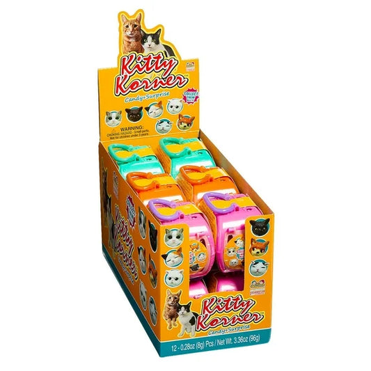 Kitty Korner Cat Carrier Candy & Surprise - 12ct