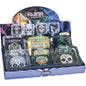 Fujima - Ashtrays - 4.5" Square Glass - Sugar Skulls - 6ct [ GA46 ] +
