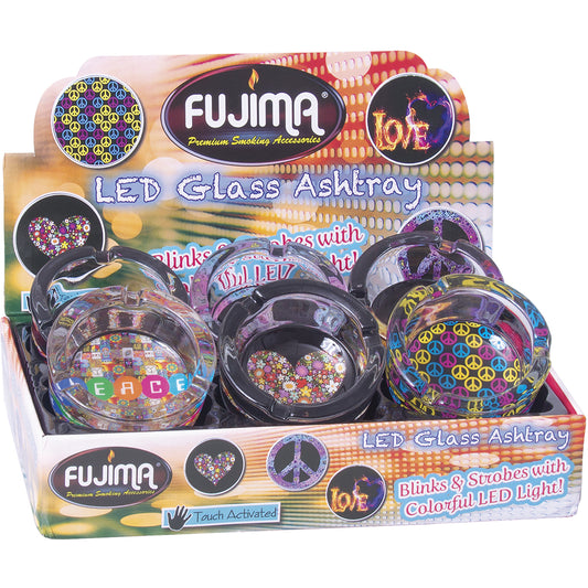 Fujima - Ashtrays - LED Peace & Love - 6ct [ GA52 ] +