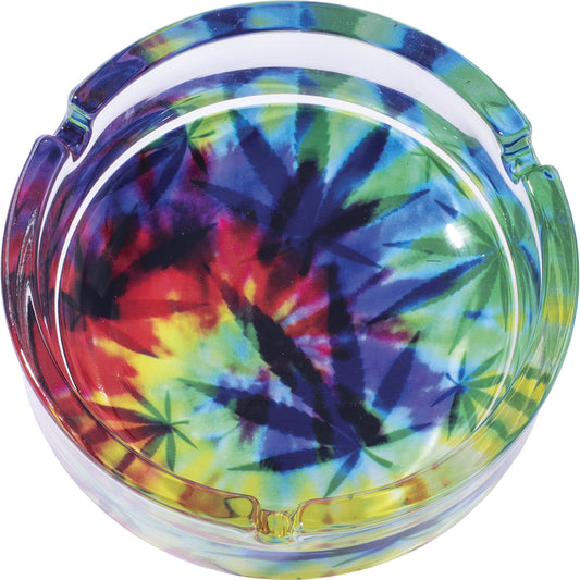 Fujima - Ashtray - 2ct - 6.25" Tie Dye Leaf