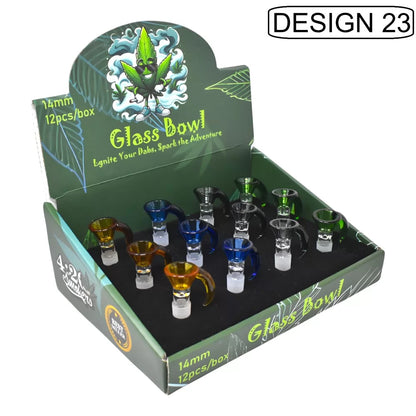 Glass Bowls - 14mm Ignite Your Dabs - Assorted Designs