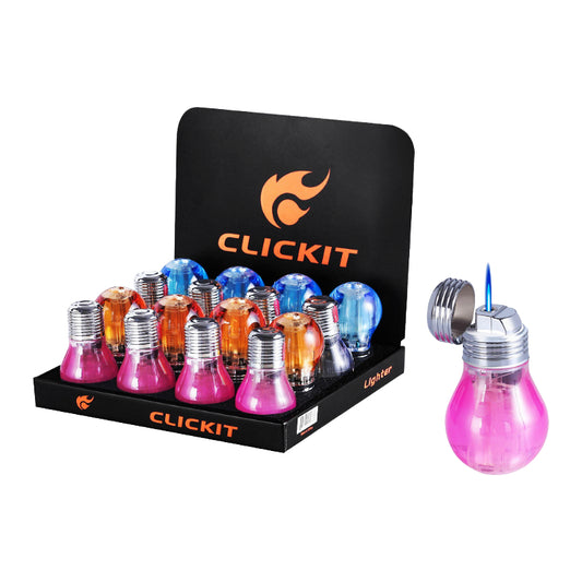 Clickit - Torch Lighter - Lightbulb - 16ct