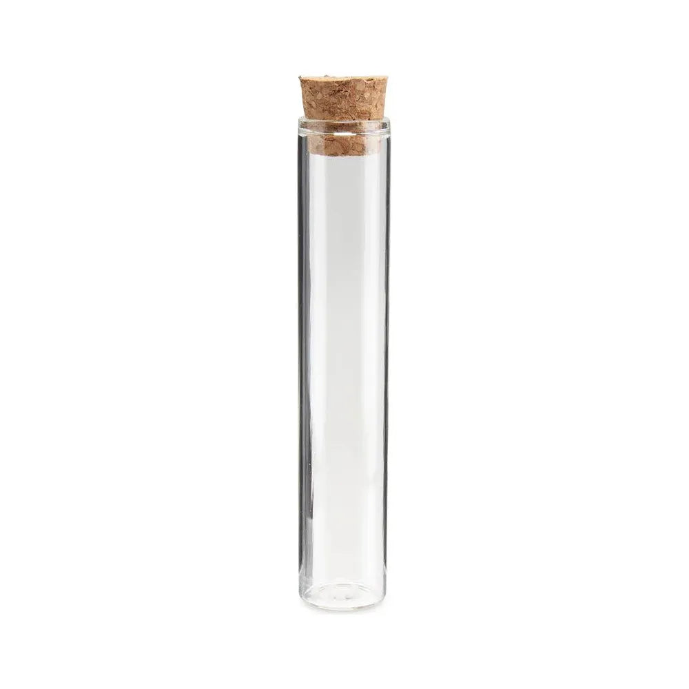 Loud Lock Clear Glass Tubes w/ Cork Cap - 500ct