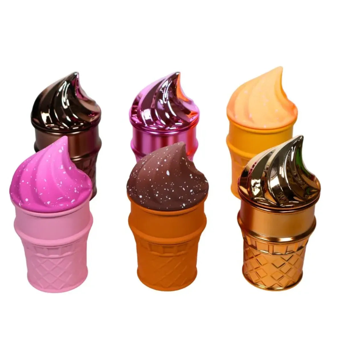 Grinders - 4pc Ice Cream Cones Design - 6ct [ #33 ]