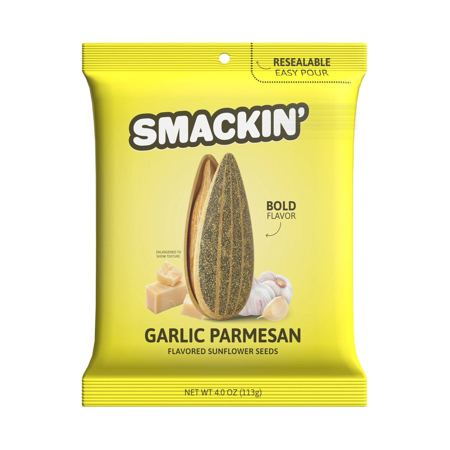 Smackin' Sunflower Seeds - 4oz Bag - 12ct