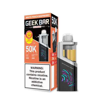 Geek Bar Clio Platinum 50k Pods - 16ml - 5ct