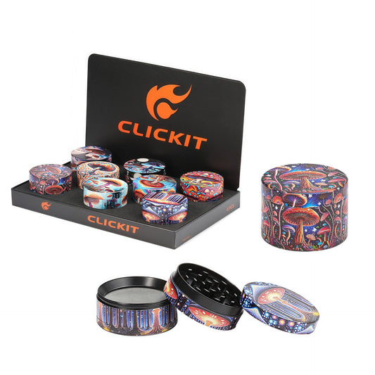 Clickit - Grinders - Small Rainbow - D2 Asst