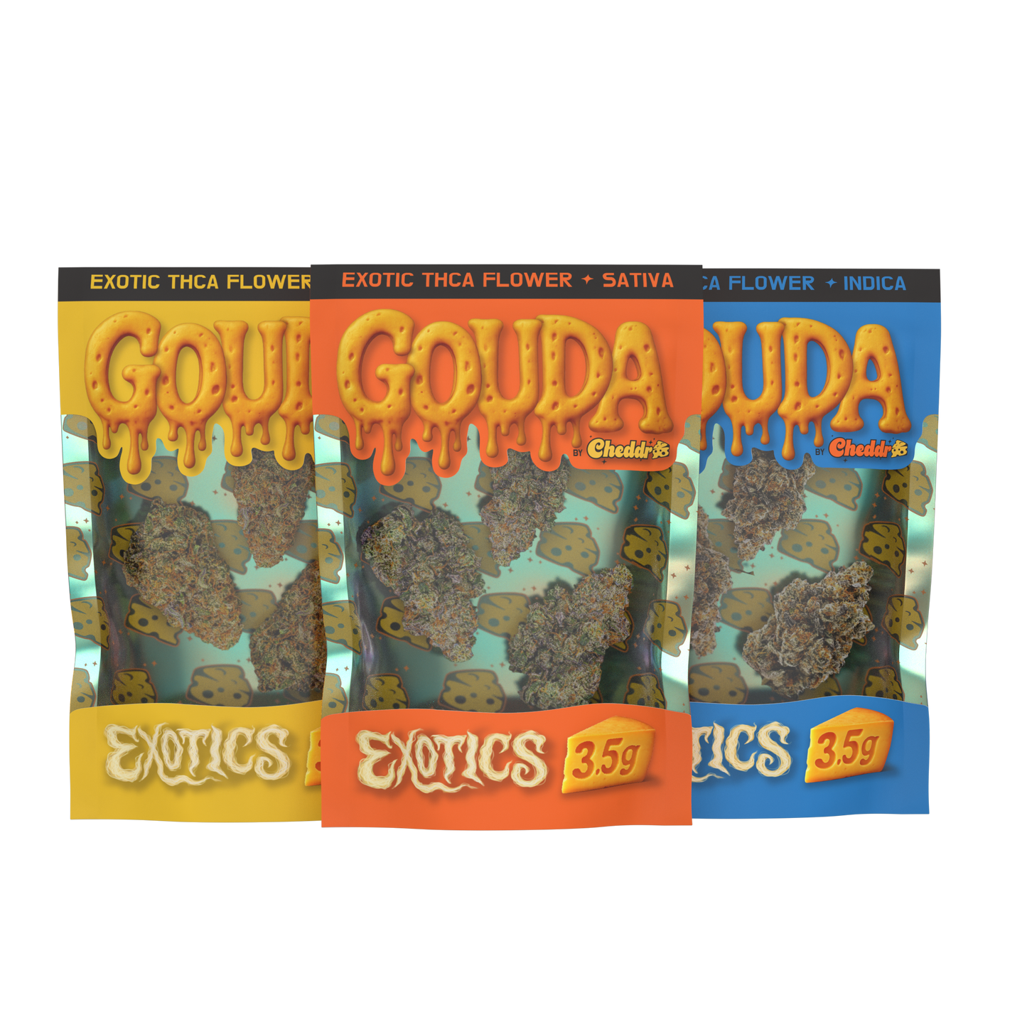 Cheddr Gouda Exotics | 3.5g Flower | 5ct