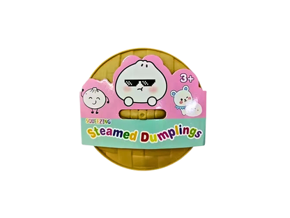 Steamed Dumpling Squishy Toy - Solid Colors - 12ct