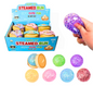 Steamed Bun Squishy Toy - Cute Steamed Dumpling w/ Glitter No Face - 12ct