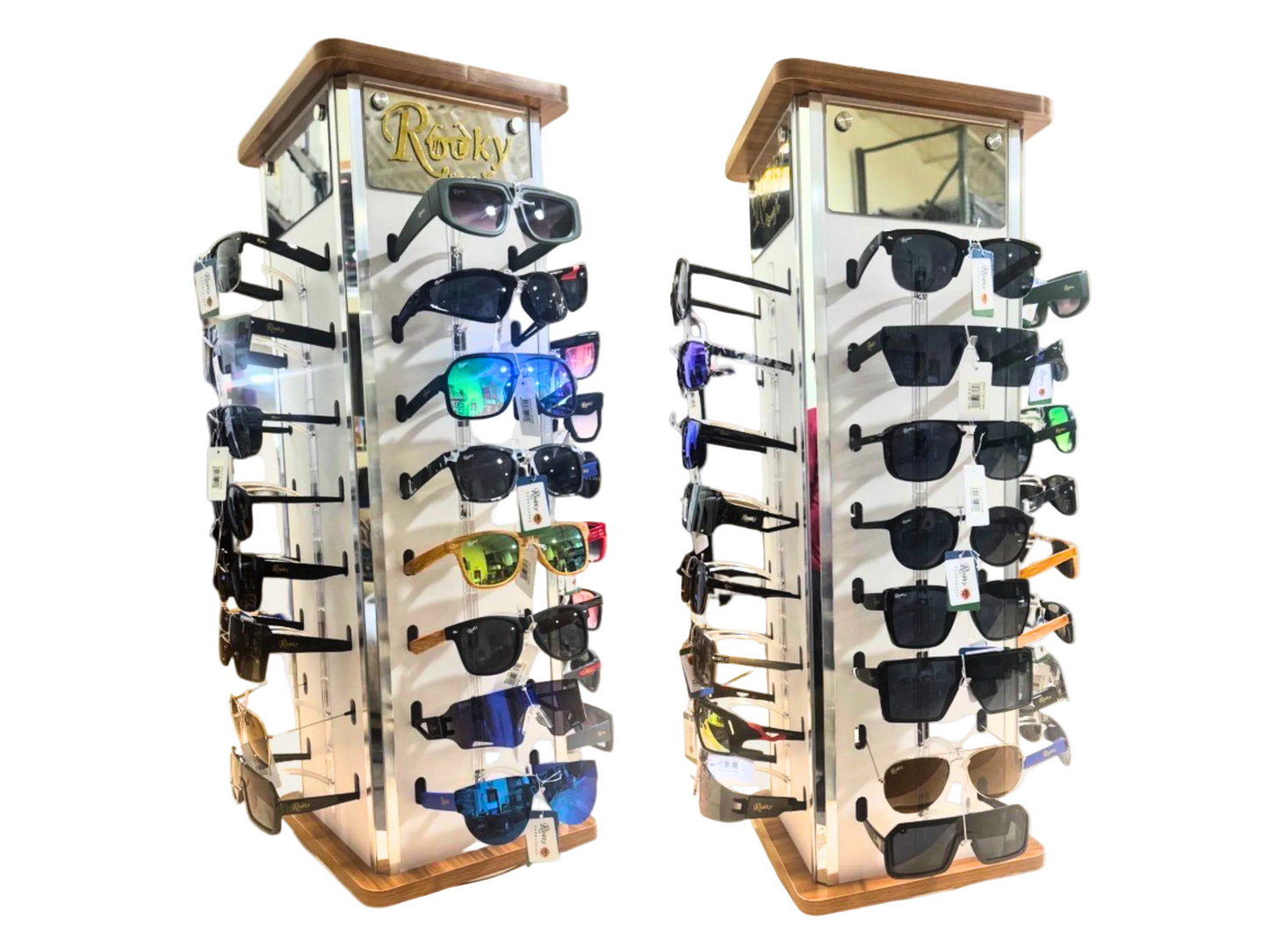 Rocky Sport X Sunglasses 32ct Rotating Counter Display (+4 Extra Sunglasses)