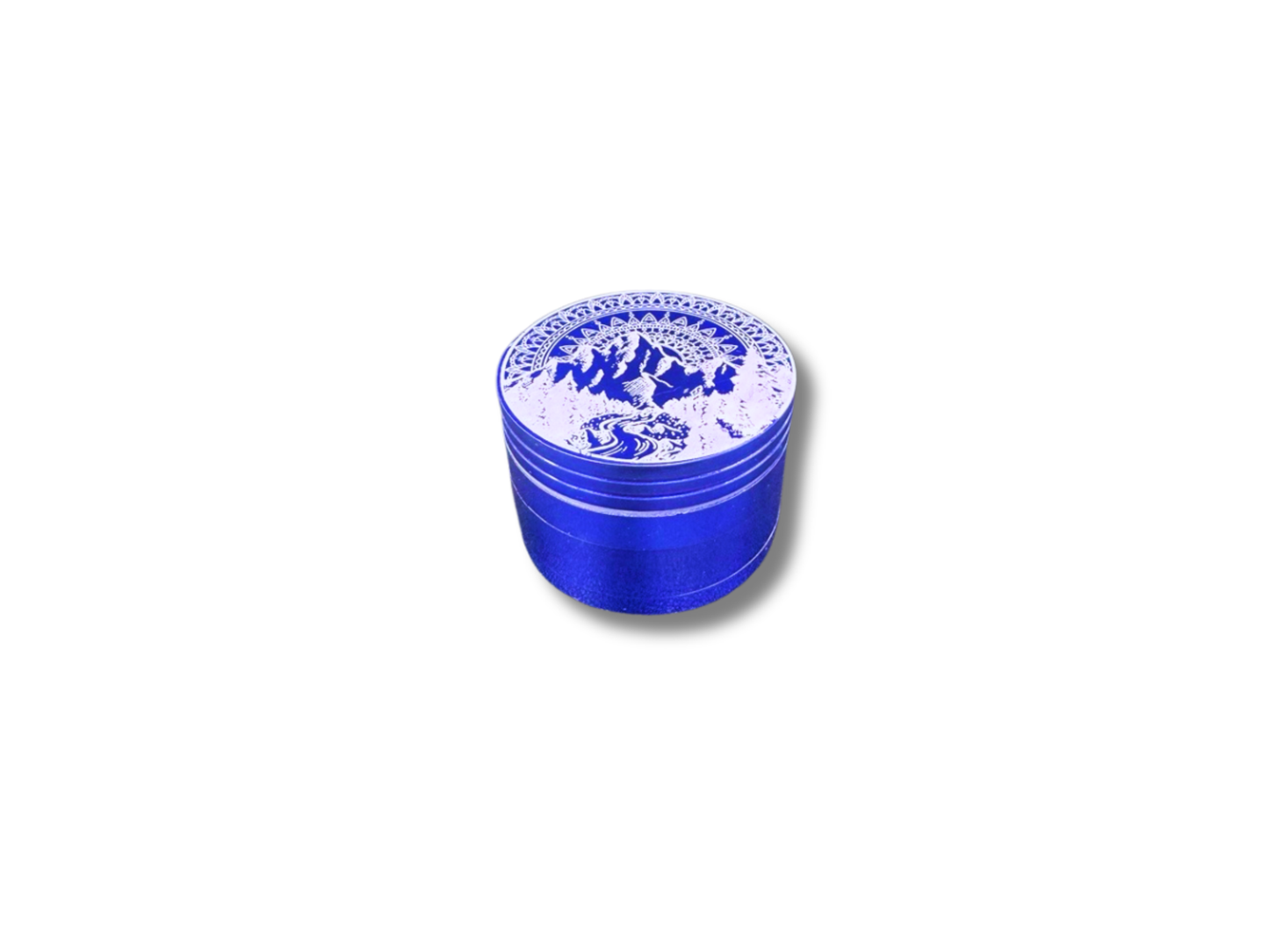 Grinder - 4pc - Nature Engraved - 55mm