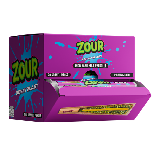 Zour Stash - 2g Pre-Roll THCA Hash Holes - 20ct