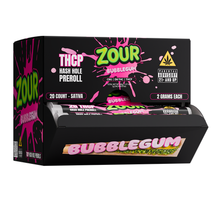 Zour Stash - 2g Pre-Roll THCP Hash Holes -  20ct