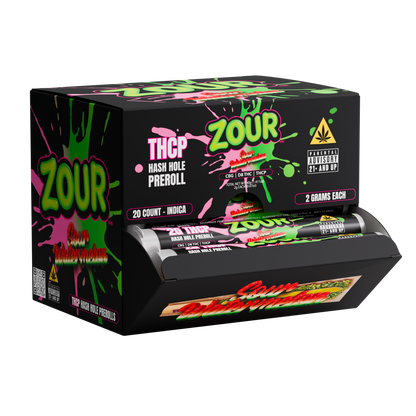 Zour Stash - 2g Pre-Roll THCP Hash Holes -  20ct
