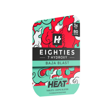 Straight Heat - 80mg 7-OH Tabs - 3pk - 10ct