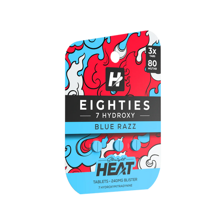 Straight Heat - 80mg 7-OH Tabs - 3pk - 10ct