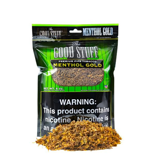 Good Stuff - Pipe Tobacco - Menthol Gold - 6oz