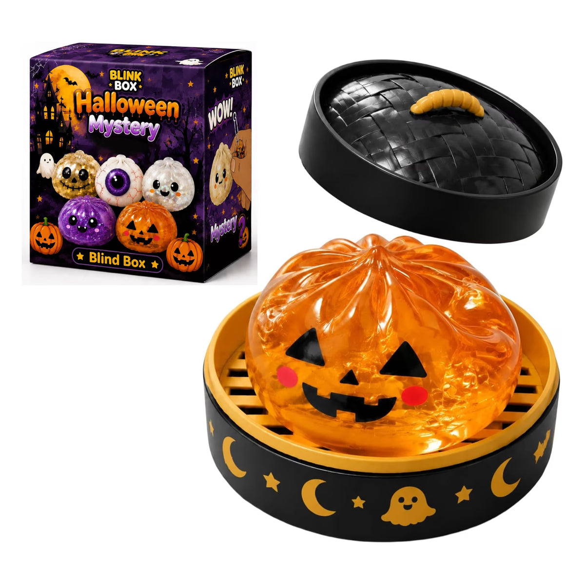 Squish Toy - 12ct - Halloween Mystery Dumpling