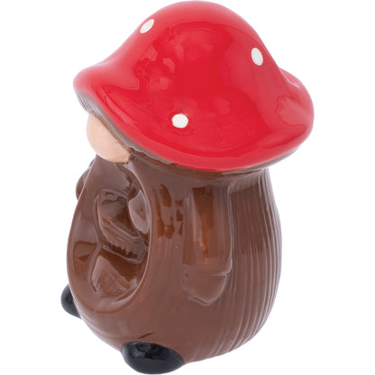 Fujima Red Mushroom Gnome Backflow Burner - 4.75"