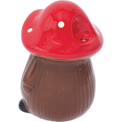 Fujima Red Mushroom Gnome Backflow Burner - 4.75"