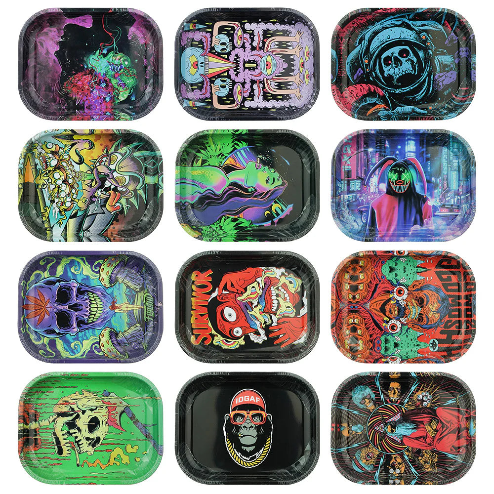 IDGAF Rolling Trays - 12ct - Small - Design A [ ST100 ]