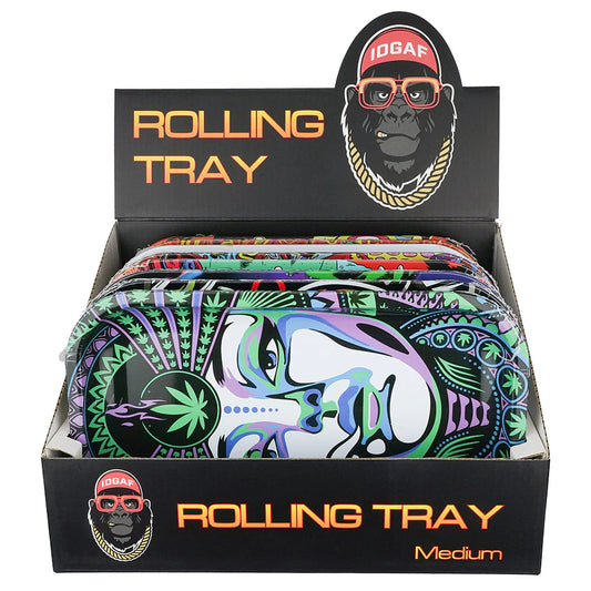 IDGAF Rolling Trays - 8ct - Medium - Design B [ MT200 ]